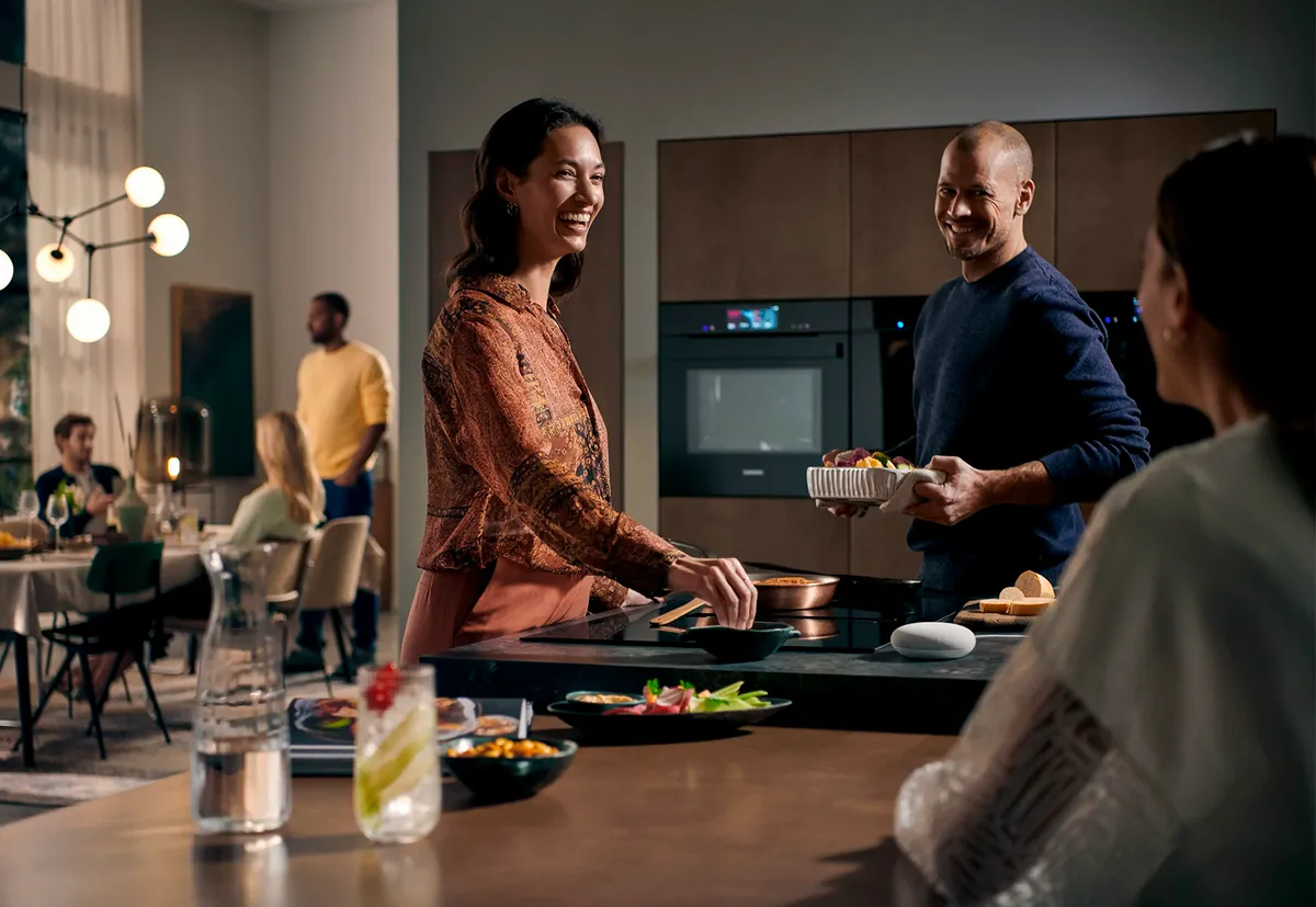 Siemens built-in appliances in a residential kitchen